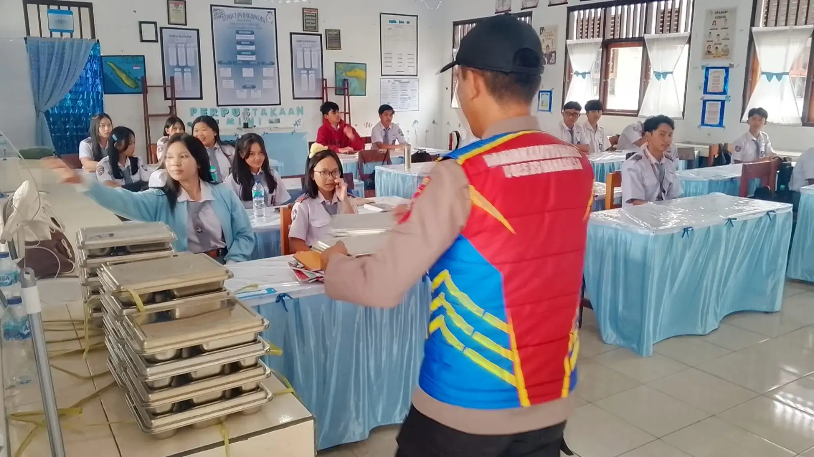 Penyaluran Makanan Bergizi Gratis Jangkau 2.895 Pelajar di Tompaso Raya